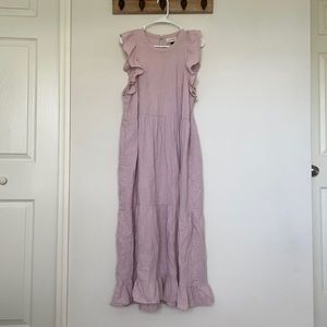 Blush pink maxi dress